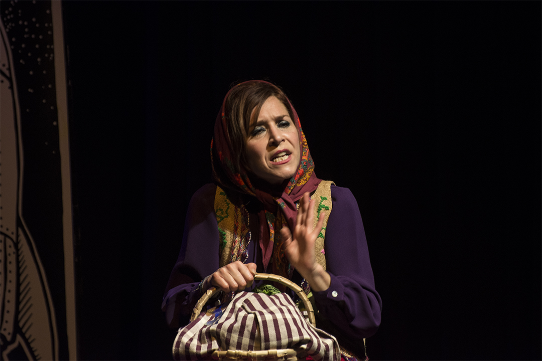 Isabel Risco durante o espectáculo