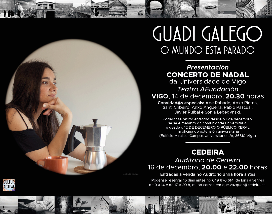 Guadi Galego no Concerto de Nadal da Universidade de Vigo Guadi Galego no Concerto de Nadal da Universidade de Vigo