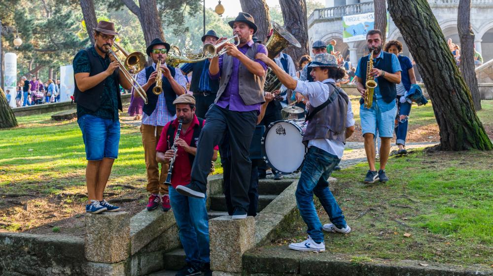 Fanfarria Taquikardia na Feira do viño do Rosal