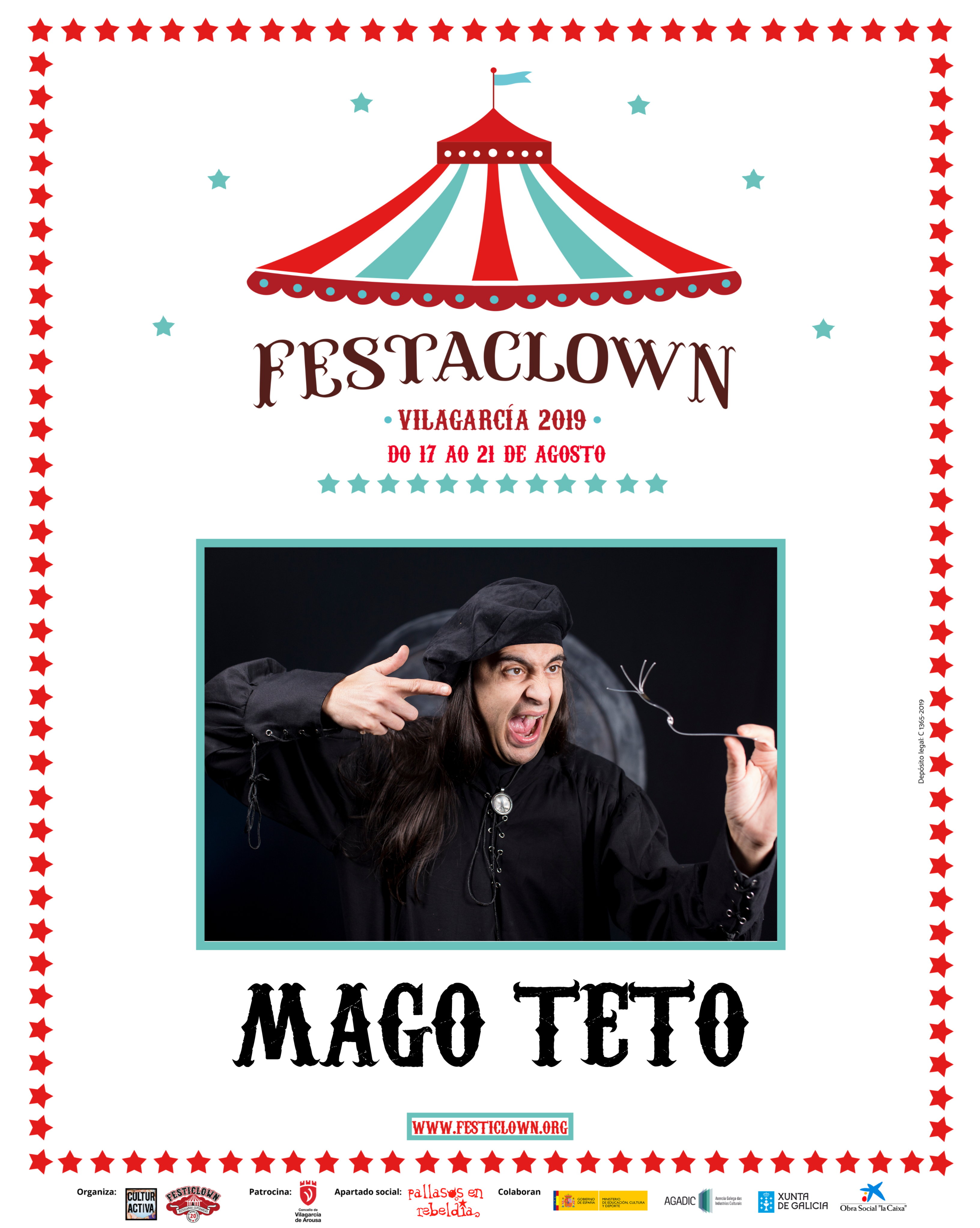 O Mago Teto no Festaclown Vilagarcía 2019